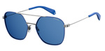 Okulary POLAROID 6058-S-PJP-56. Okulary przeciwsłoneczne, Kolor niebieski. Unisex.
