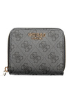 Grafitowy portfel damski Guess SWSG74 59137 Coal Logo