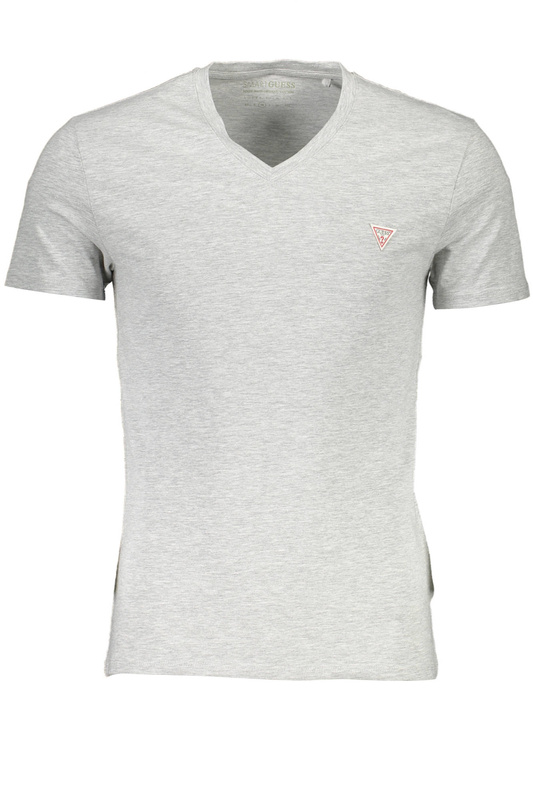 T-SHIRT MĘSKI Z KRÓTKIM RĘKAWEM GUESS JEANS SZARY