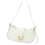 Vera Pelle damska listonoszka z kieszenią torebka na ramię skóra naturalna