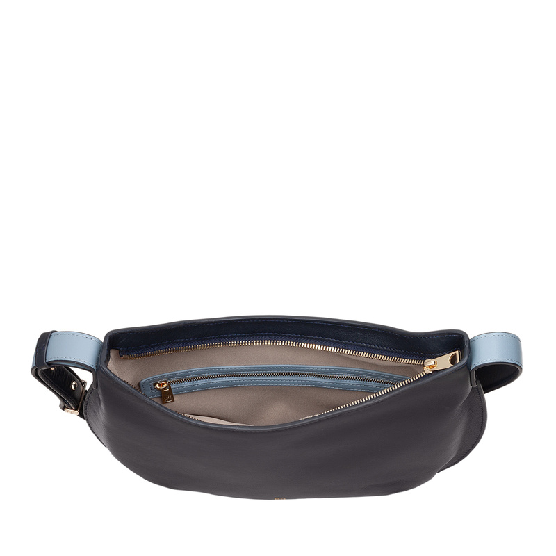 Stylowa damska torebka na ramię listonoszka ze skóry naturalnej DUDU