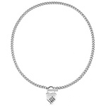 Biżuteria GUESS UBN20049. Naszyjnik, Kolor szary. Kobieta.