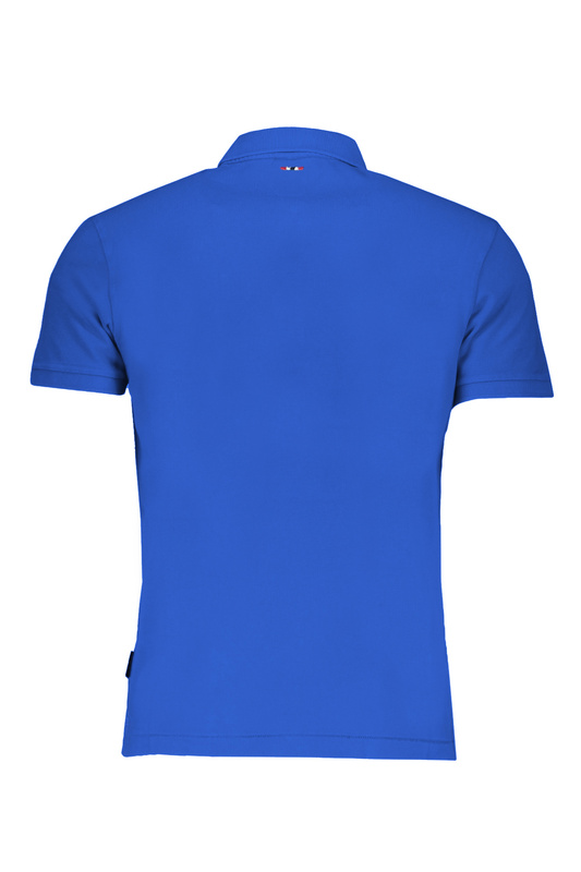 M�SKA KOSZULKA POLO Z KR�TKIM R�KAWEM NAPAPIJRI NIEBIESKA