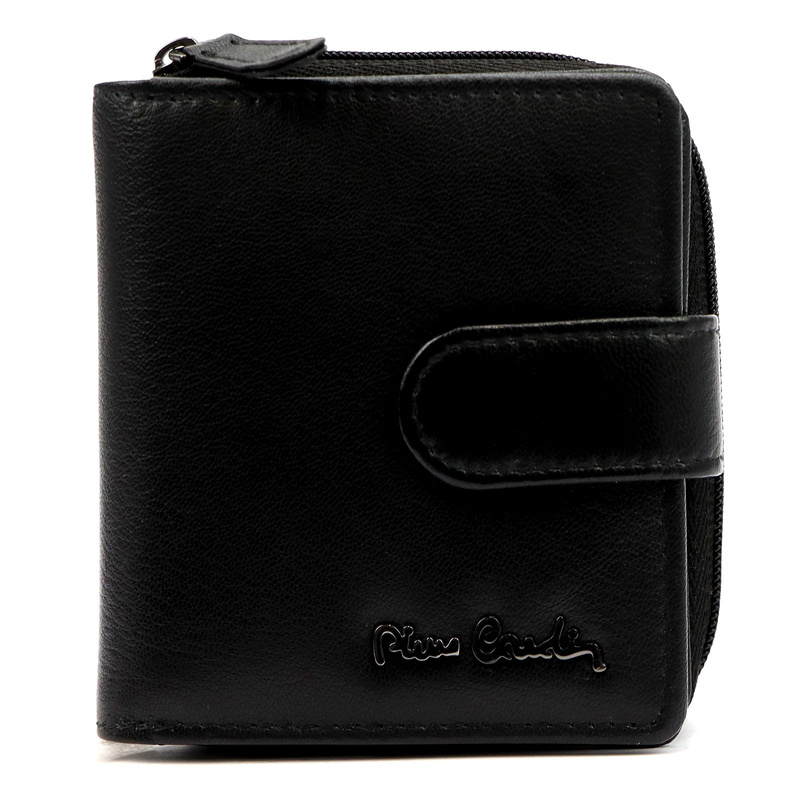 Pierre Cardin portfel damski pionowy skóra naturalna portmonetka RFID