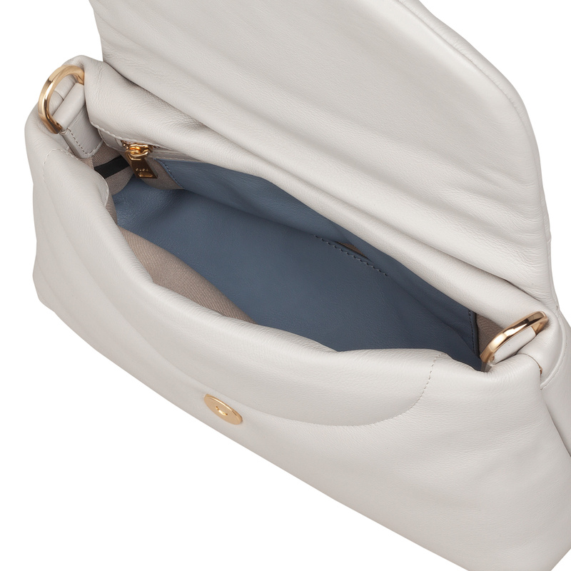 DuDu Mała torebka damska na ramię z paskiem skóra naturalna listonoszka