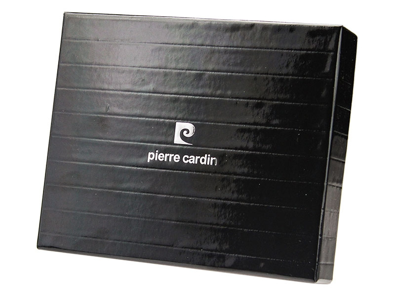 Pionowy rozbudowany męski portfel Pierre Cardin