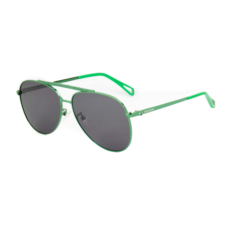 Okulary ZADIG&VOLTAIRE SZV415-600G09. Okulary przeciwsłoneczne, Kolor zielony. Kobieta.