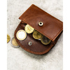 Skórzany, brązowy portfel męski wyposażony w system RFID - Rovicky