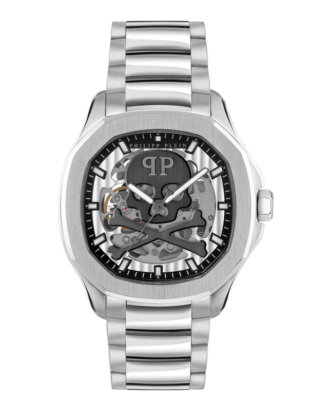 Zegarek PHILIPP PLEIN PWRAA0223. Automatyczny, Kolor szary. Mężczyzna.