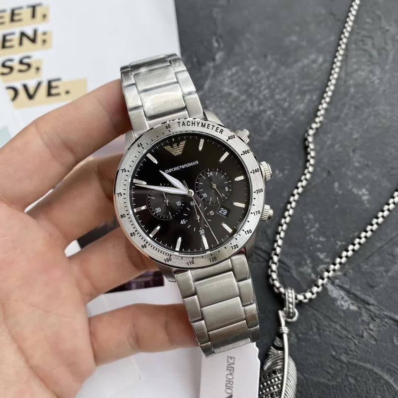 ZEGAREK MĘSKI EMPORIO ARMANI AR11391 - MARIO (zi017e) + BOX