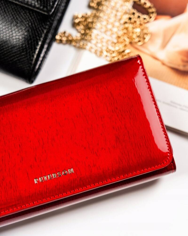 Skórzany damski portfel Peterson PTN 421077-SH-1