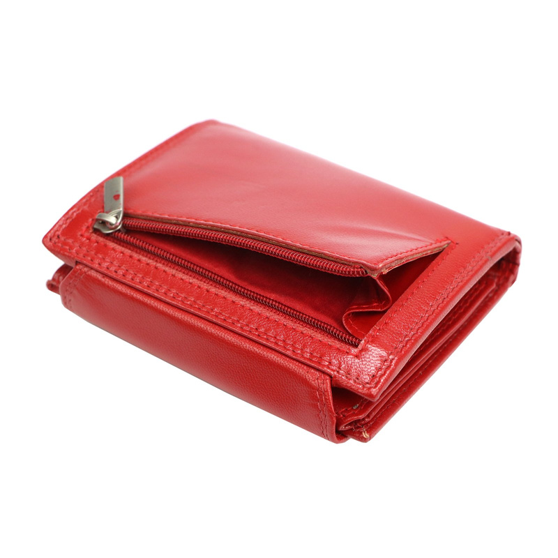 Zgrabna Skórzana damska portmonetka Rovicky RFID