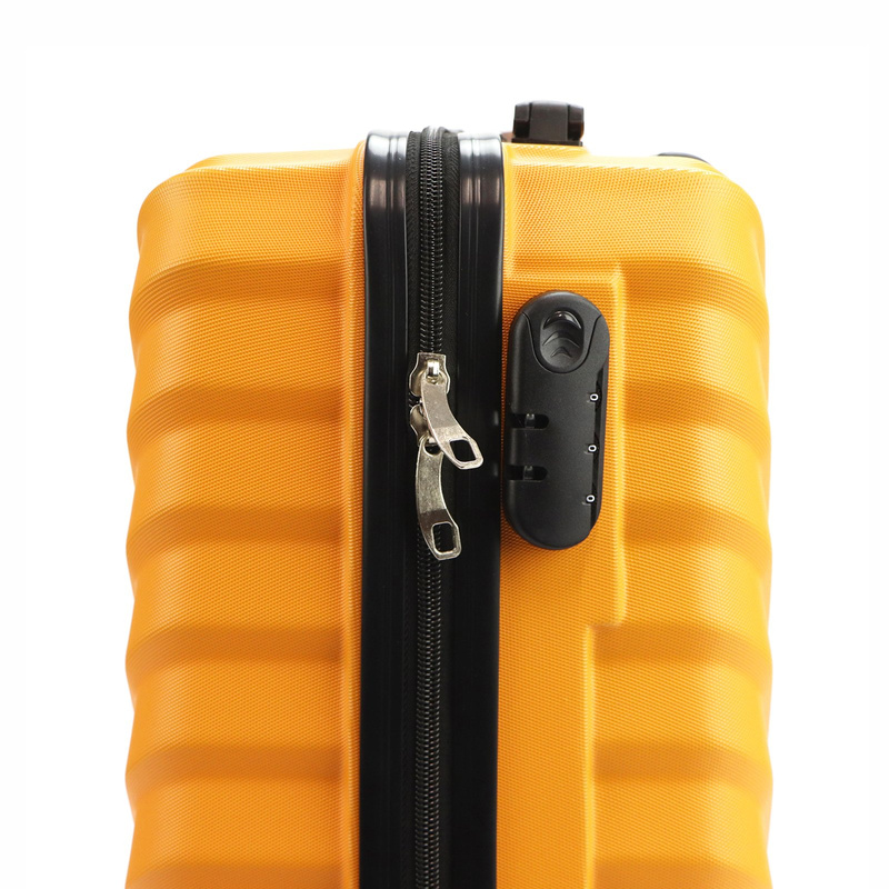 Wytrzymała walizka na kółkach z ABSu Gregorio