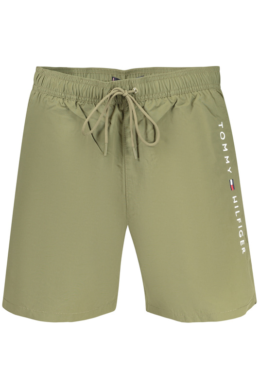 Męskie szorty kąpielowe Tommy Hilfiger UM0UM03748 w kolorze zieleni militarnej – Army Green