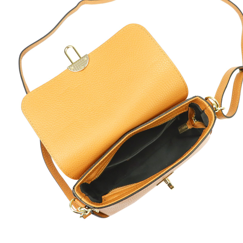 Luka damska listonoszka torebka przez ramię skóra naturalna stylowa