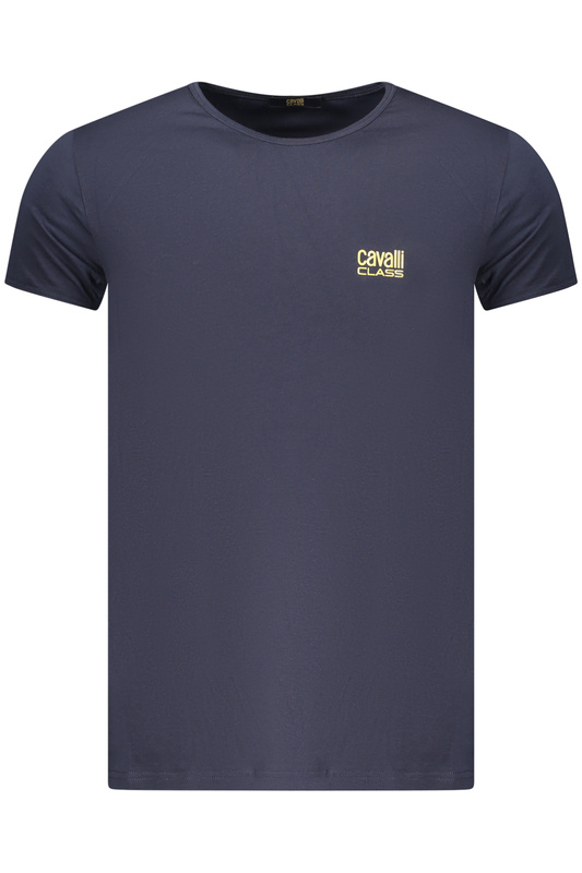 Koszulka m�ska z kr�tkim r�kawem CAVALLI CLASS niebieska