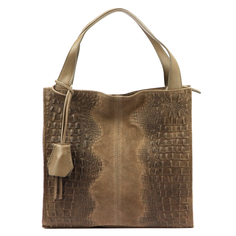 Damska torebka ze skóry naturalnej Luka 26-010 CROCO
