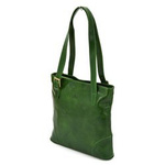 Elegancka duża skórzana shopperbag z organizerem