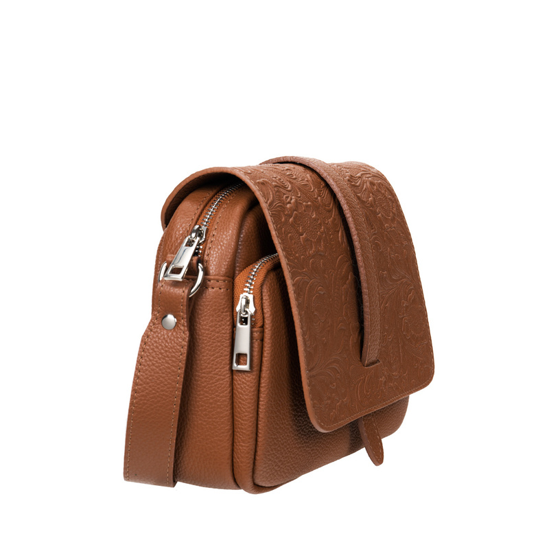 Torebka skórzana Canaletto z tłoczoną klapką – elegancja i ponadczasowy styl TD690s27t4