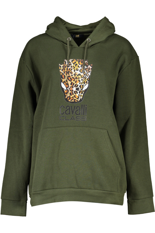 BLUZA DAMSKA BEZ ZAMKA KLASY CAVALLI ZIELONA