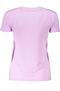 T-SHIRT DAMSKI Z KR�TKIM R�KAWEM PATRIZIA PEPE FIOLETOWY