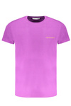 FIOLETOWY T-SHIRT MĘSKI Z KRÓTKIM RĘKAWEM TRUSSARDI