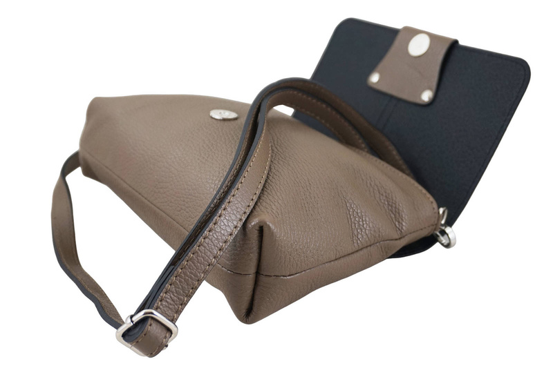 Elegancka torebka wieczorowa - Beżowa ciemna