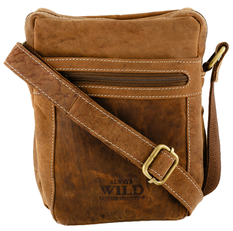 Saszetka męska z naturalnej skóry Wild 250587-MH