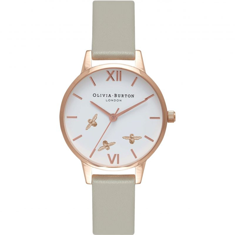 Zegarek OLIVIA BURTON OB16CH03. Kwarcowy, Kolor biały. Kobieta.