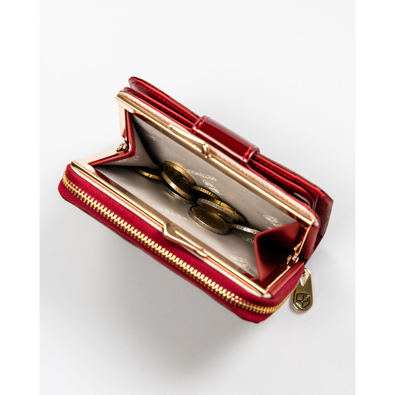 Skórzany damski portfel Peterson PTN BC-425214