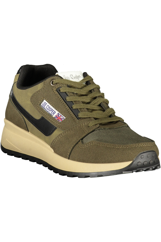 Zielone sneakersy męskie LEE COOPER Lcm 628120