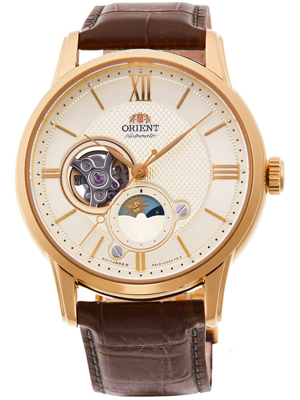 Zegarek Męski Orient Classic Sun & Moon  RA-AS0010S10B + BOX