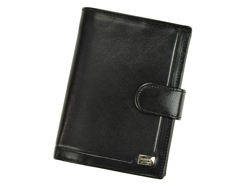Skórzany męski portfel Rovicky PC-104-BAR RFID