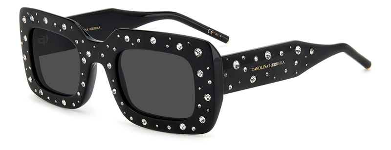 Okulary CAROLINA HERRERA HER0131S807. Okulary przeciwsłoneczne, Kolor czarny. Kobieta.
