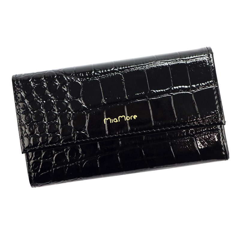 MiaMore etui Iphone 12 PRO case z klapą wzór skóra krokodyla z łańcuszkiem