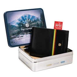 Skórzany męski portfel Peterson PTN 304RA