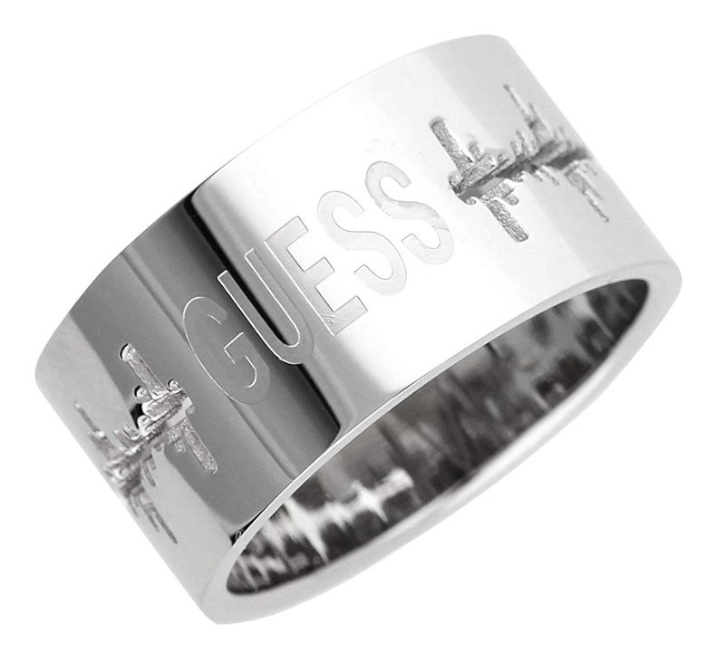 Biżuteria GUESS UMR11106-66. Pierścionek, Kolor srebrny. Mężczyzna.