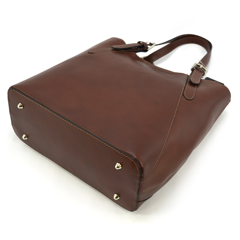 CZARNA DAMSKA TOREBKA EKSKLUZYWNA WŁOSKA SKÓRA NATURALNA 086