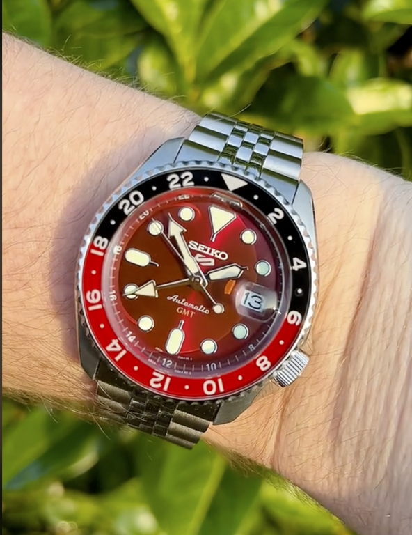 ZEGAREK MĘSKI SEIKO 5 SPORTS SSK001K1 GMT AUTOMAT WR100 + BOX