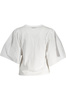 DESIGUAL DAMSKI T-SHIRT Z KRÓTKIM RĘKAWEM, BIAŁY