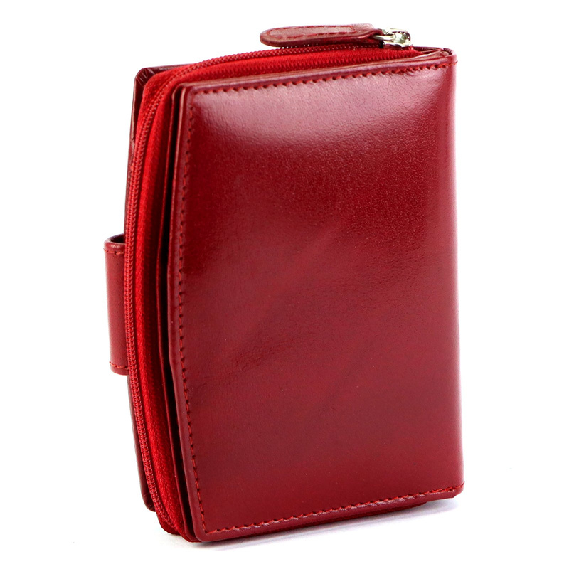 EL FORREST portmonetka skóra naturalna damski portfel pionowy RFID