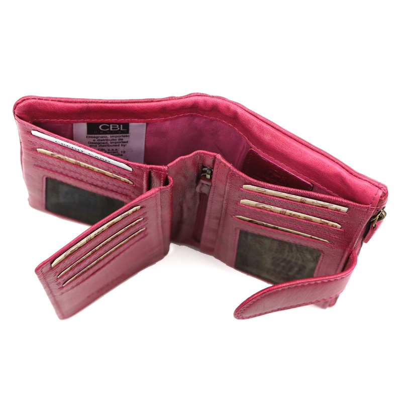 Route 66 damska portmonetka skóra naturalna podłużny duży portfel pionowy