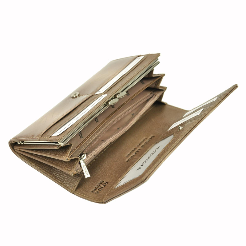 Skórzany damski portfel PATRIZIA FF-100 RFID