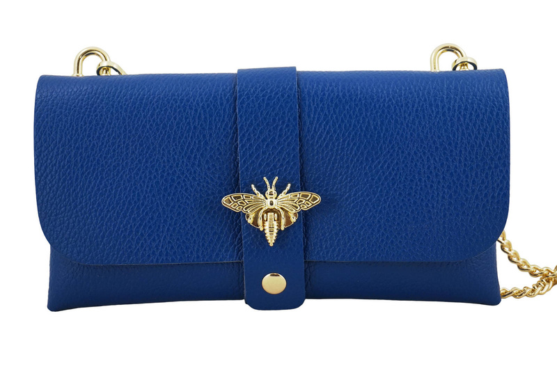 Torebka kopertówka na łańcuszku - Chabrowa