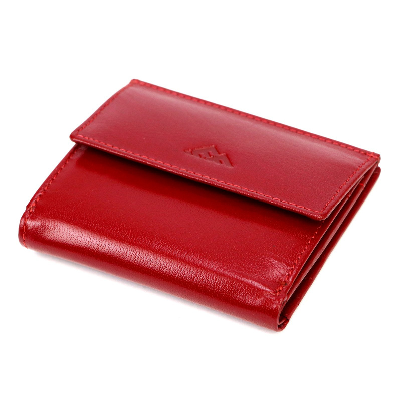 EL FORREST damska portmonetka skóra naturalna mały portfel system RFID