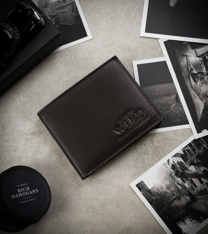 Always Wild męski portfel skóra naturalna poziomy rozbudowany system RFID