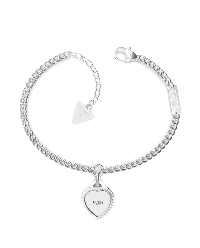 Biżuteria GUESS JUBB01422JWRH. Bransoletka, Kolor srebrny. Kobieta.