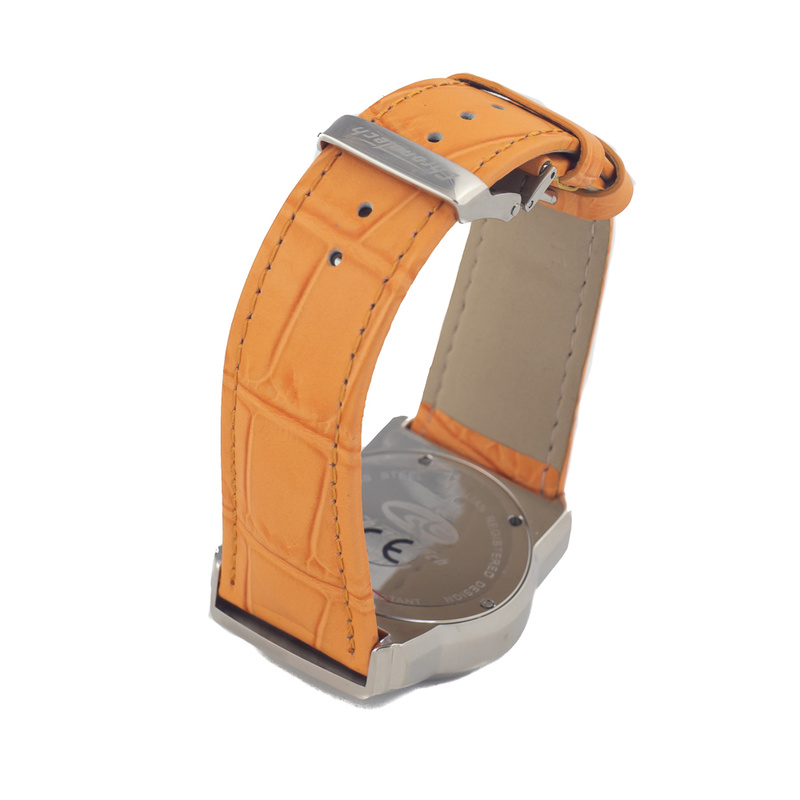 Zegarek CHRONOTECH CT7279M-07. Kwarcowy, Kolor pomarańczowy. Unisex.