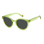 Okulary POLAROID PLD6185S6DX. Okulary przeciwsłoneczne, Kolor żółty. Kobieta.