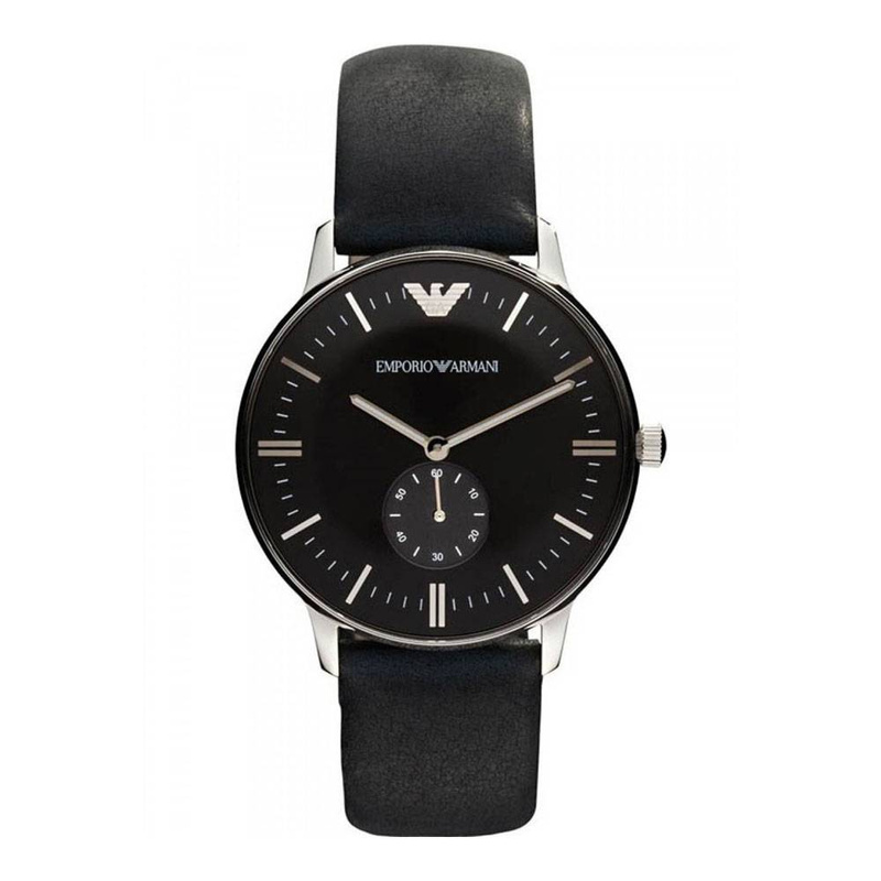 Zegarek ARMANI AR0382. Kwarcowy, Kolor czarny. Mężczyzna.